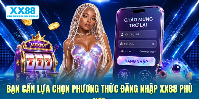 Bạn cần lựa chọn phương thức đăng nhập XX88 phù hợp