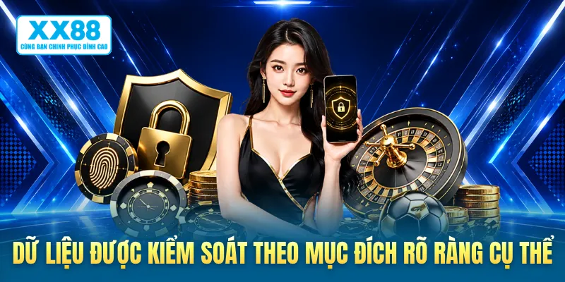 Dữ liệu được kiểm soát theo mục đích rõ ràng cụ thể