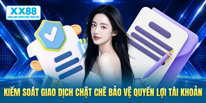 Kiểm soát giao dịch chặt chẽ bảo vệ quyền lợi tài khoản