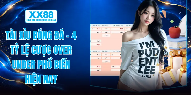 Tài Xỉu Bóng Đá - 4 Tỷ Lệ Cược Over Under Phổ Biến Hiện Nay