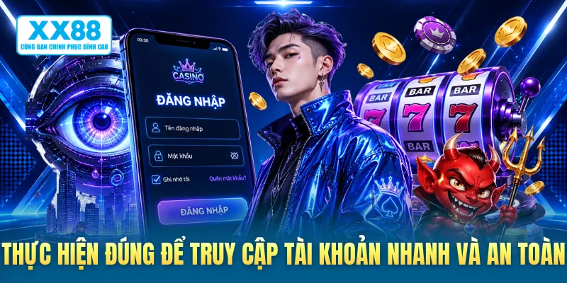 Thực hiện đúng để truy cập tài khoản nhanh và an toàn