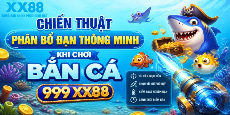 Chiến thuật phân bổ đạn thông minh khi chơi bắn cá 999 XX88